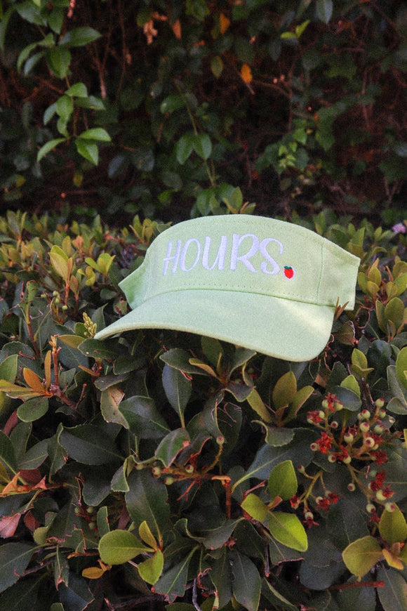 HRS. - SUMMER APPOINTMENT VISOR (LIME GREEN)